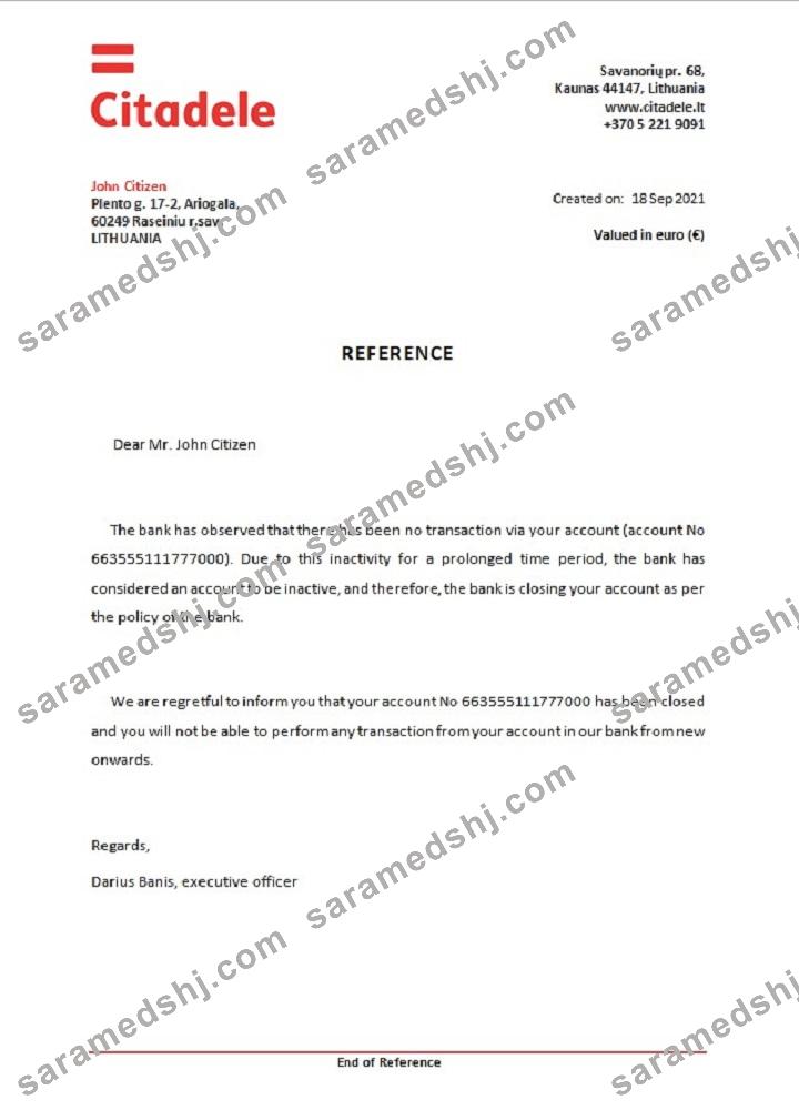 Lithuania_Citadele bank_closure reference